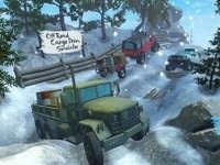 Winter Cargo Delivery Truck