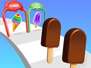Ice Cream Stack Running Online Arcade Game