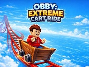 Obby: Extreme Cart Ride - Online Roller Coaster Game Arcade Game