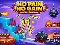 No Pain No Gain Ragdoll Sandbox Puzzle Game - Physics Puzzle Game