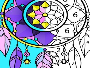 Relax Color by Number: Adult Coloring Book Game - Puzzle Game