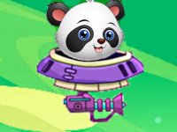 Baby Panda Space Adventure Online Arcade Game