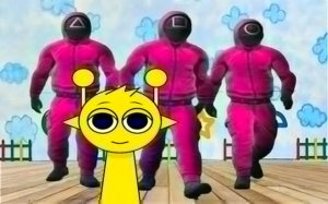 Sprunki in Squid Game Chamber - Survival Runner Online Arcade Game