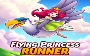 Flying Princess Runner: Magic Adventure Game