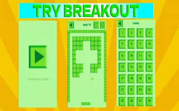 Try Breakout - Classic Arcade Block Breaker